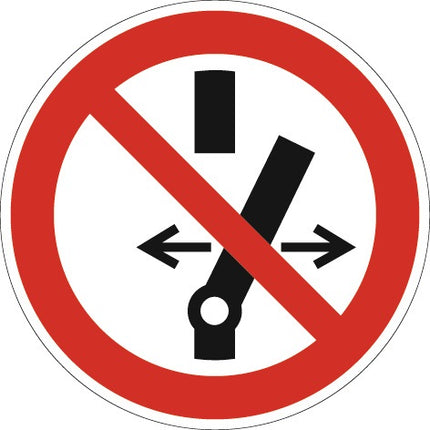 Prohibition signs ( 9000477530 ) ASR A1.3/DIN EN ISO 7010 Plastic