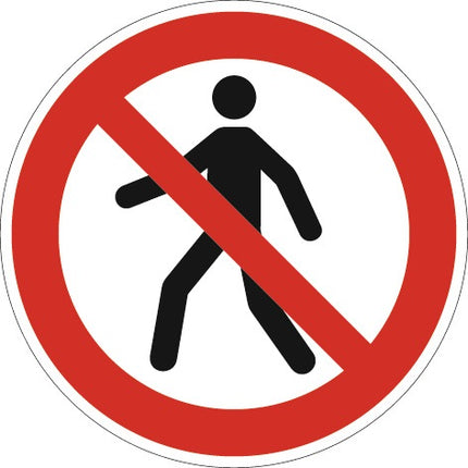 Segnali di divieto ( 9000477555 ) ASR A1.3/DIN EN ISO 7010 Plastica
