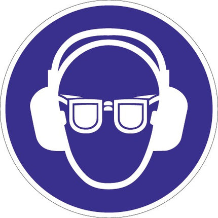 Signe d'obligation ( 9000477512 ) Utiliser des protections auditives/ oculaires