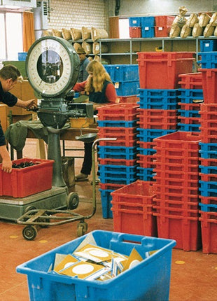 Swivel stacking container ( 9000446901 ) PP yellow