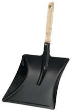 Recogedor ( 9000470282 ) con mango de madera, metal lacado negro