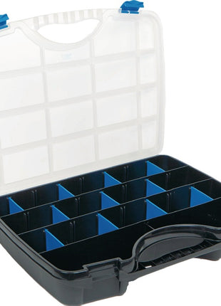 Assortment box Basic Line ( 4000871447 ) W312xD238xH51mm transparent black-blue