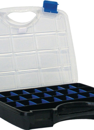 Boîte d'assortiment Basic Line ( 4000871448 ) L388xP290xH61mm transparent noir-bleu