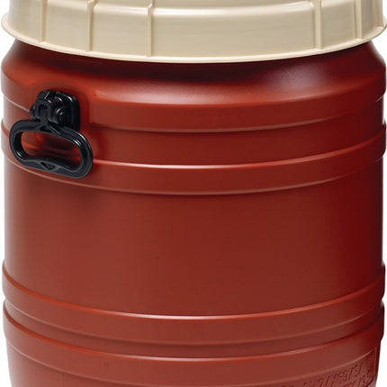 Fusto a collo largo ( 9000450113 ) 55 l marrone con coperchio beige Apertura di riempimento Ø 354 mm