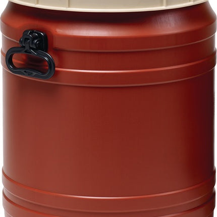 Fusto a collo largo ( 9000450114 ) 64 l marrone con coperchio beige Apertura di riempimento Ø 354 mm