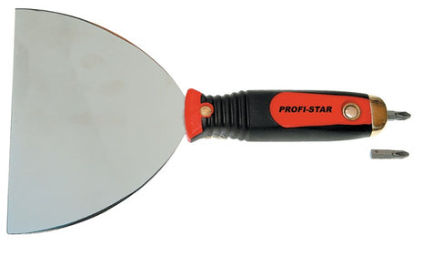 Spatola con manico a vite ( 4000816450 ) Larghezza 150 mm Manico a 2 componenti, acciaio inox
