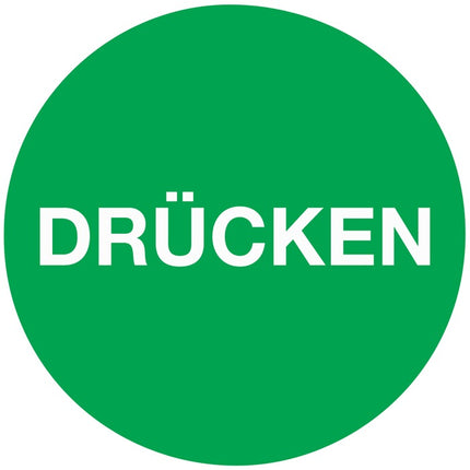 Door sticker ( 3000277041 ) Ø 50 mmLxW Self-adhesive film