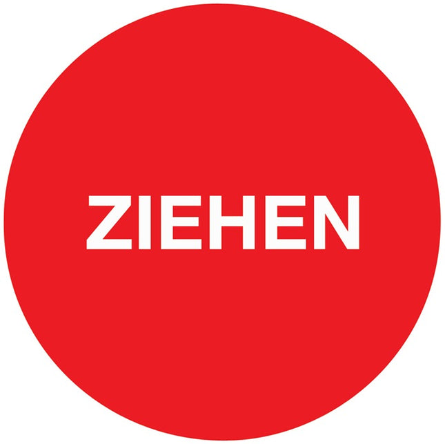 Door sticker ( 3000277040 ) Ø 50 mmLxW Self-adhesive film