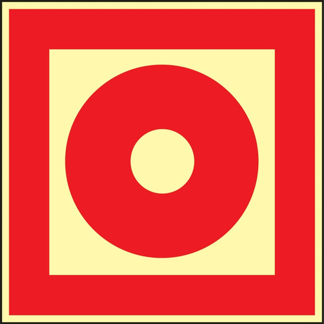 Symbole de protection incendie BGV A8 (3000277577) L148xL148 mm feuille