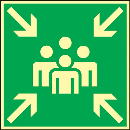 Rescue sign BGV A8 ( 3000277470 ) L148xW148 mm plastic