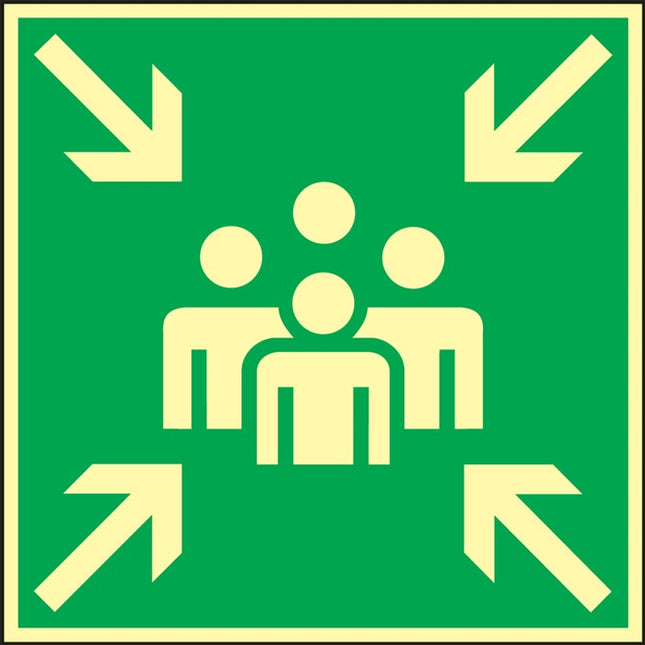 Rescue sign BGV A8 ( 3000277470 ) L148xW148 mm plastic