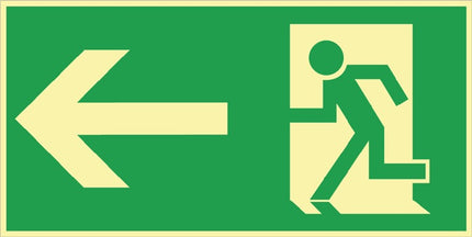 Rescue sign BGV A8 ( 3000277437 ) L297xW148 mm plastic