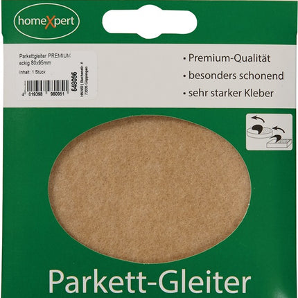 Patin de parquet Premium ( 3000271034 ) 80 x 95 mm autocollant