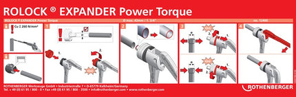 Expansor Rothenberger ROLOCK(R) Expansor Power Torque ( 4000781121 ) Cabezales expansores hasta 42 mm (1 3/4″)