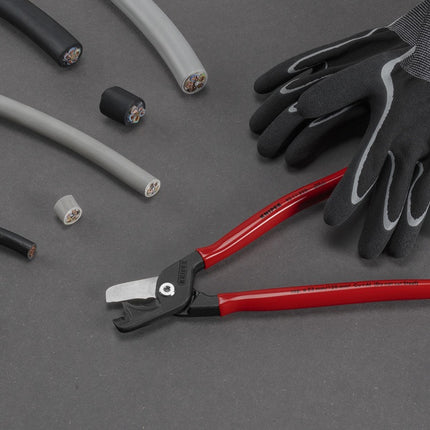 Cesoie per cavi Knipex StepCut XL ( 8004039101 ) lunghezza 225 mm rivestimento in plastica