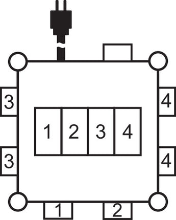Distributore di corrente Brennenstuhl ( 8000337887 ) spina 400V/32 A