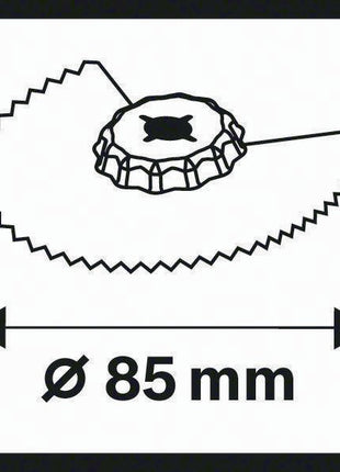 Bosch segment saw blade ACZ 85 EB ( 4000908667 ) Ø 85 mm