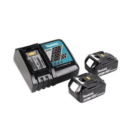 Makita DCS 552 RMJ 18 V Akku Metall Handkreissäge 136 mm im Makpac + 2x 4,0 Ah Akku und Lader + Sägeblatt und Schutzbrille - Toolbrothers