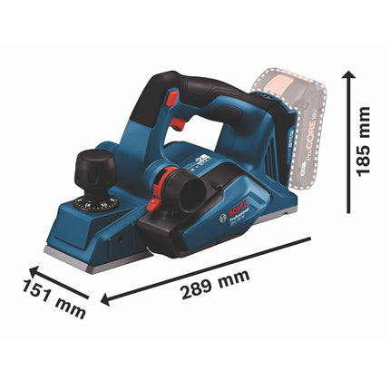 Bosch GHO 18V 26 Professional Akku Hobel 18 V 2 6 mm Brushless 1x ProCORE Akku 5 5 Ah Ladegeraet L Boxx 4 - toolbrothers