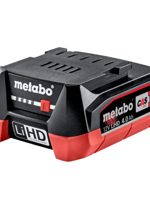 Metabo battery set 4x LiHD battery pack 12 V 4.0 Ah / 4000 mAh Li-Ion with charge level indicator ( 4x 625349000 )