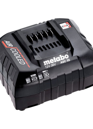 Metabo Set de base 3x bloc batterie LiHD 12 V 4,0 Ah ( 3x 625349000 ) + chargeur ASC 55 ( 627044000 )