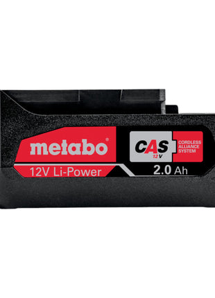 Zestaw akumulatorów Metabo 2x akumulator Li-Power 12 V 2,0 Ah / 2000 mAh Li-Ion ze wskaźnikiem poziomu naładowania ( 2x 625406000 )