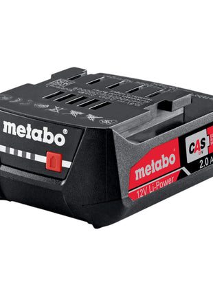Zestaw akumulatorów Metabo 2x akumulator Li-Power 12 V 2,0 Ah / 2000 mAh Li-Ion ze wskaźnikiem poziomu naładowania ( 2x 625406000 )