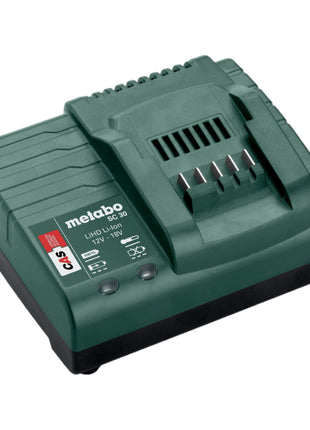 Metabo basic set 12 V 3x Li-Power battery pack 2.0 Ah ( 3x 625406000 ) + SC 30 charger ( 316067840 )