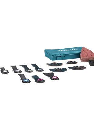 Makita DTM 52 T1JX2 cordless multifunction tool 18 V Starlock Max Brushless + 1x rechargeable battery 5.0 Ah + charger + 43-piece accessory set + Makpac