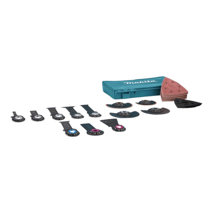 Makita DTM 52 T1JX2 cordless multifunction tool 18 V Starlock Max Brushless + 1x rechargeable battery 5.0 Ah + charger + 43-piece accessory set + Makpac
