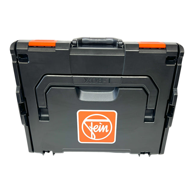Fein Multimaster AMM 500 Plus AS herramienta multifunción sin cable 18 V Starlock Plus Black Edition + 1x batería 4,0 Ah + 33 piezas de accesorios + L-Boxx