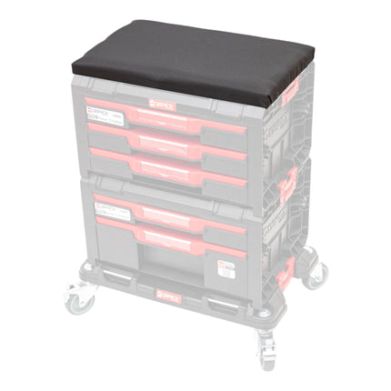 Asiento Qbrick System PRO Placa adaptadora para asiento de espuma 450 x 310 x 31 mm Superficie de asiento acolchada