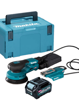 Makita BO 003 CGD101 Akku Exzenterschleifer 40 V max 125 mm 3 0 mm Hub Brushless 1x Akku 2 5 Ah Makpac ohne Ladegeraet 0 - toolbrothers