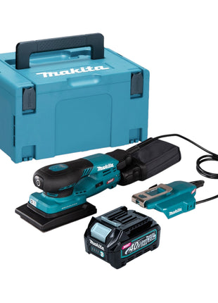 Makita BO 005 CGD101 Akku Schwingschleifer 40 V max 80 x 130 mm 3 0 mm Hub Brushless 1x Akku 2 5 Ah Makpac ohne Ladegeraet 0 - toolbrothers