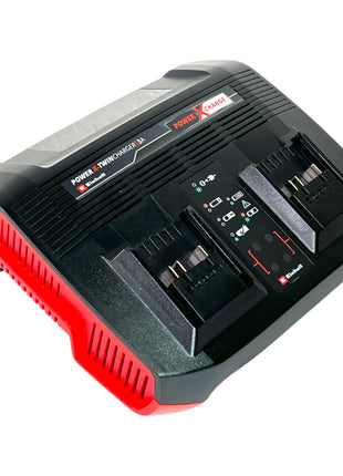 Kit de inicio Einhell PXC 2x batería Power X-Change Plus 18 V 5,2 Ah (2x 4511437) + cargador doble Power X-Twincharger 3A (4512069)
