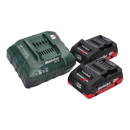 Akumulatorowy pistolet na gorące powietrze Metabo HG 18 LTX 500 18 V 300 / 500 °C + 2x akumulator LiHD 4,0 Ah + ładowarka