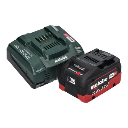 Metabo HG 18 LTX 500 Pistola ad aria calda a batteria 18 V 300 / 500 °C + 1x batteria LiHD 8,0 Ah + caricatore