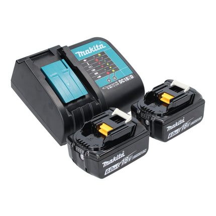 Akumulatorowy opryskiwacz ciśnieniowy Makita DUS 158 SG2 18 V 15 l 5,0 bar + 2x akumulator 6,0 Ah + ładowarka