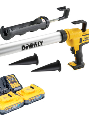 DeWalt DCE 581 H2K Akku Kartuschenpistole 18 V 310 ml 2x Powerstack Akku 5 0 Ah Ladegeraet Koffer 0 - toolbrothers