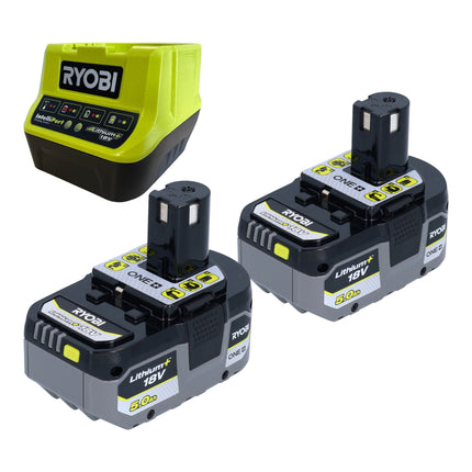 RYOBI OBL1820S Soffiatore a batteria 18 V 245 km/h + 2x batteria 5,0 Ah + caricatore