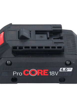 Set básico Bosch con 2 baterías profesionales de iones de litio ProCORE 18 V 4,0 Ah (2x 1600A016GB) + cargador profesional GAL 18V-160 (1600A02T5G)