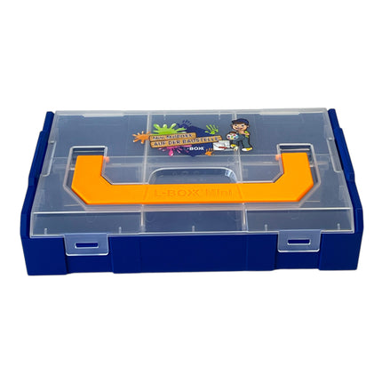 L-BOXX Mini Libro da colorare per bambini Oskar l'artigiano con set di matite 6 pezzi + L-Boxx Mini ( 6100001481 )