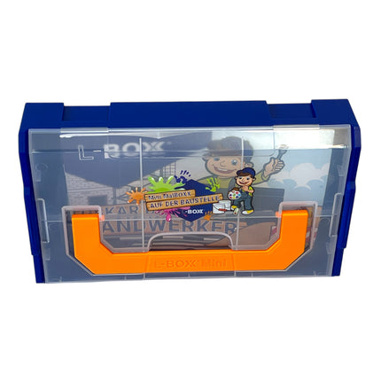 L-BOXX Mini Libro da colorare per bambini Oskar l'artigiano con set di matite 6 pezzi + L-Boxx Mini ( 6100001481 )