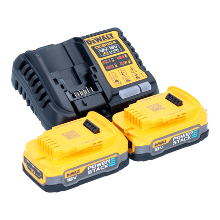 Martello combinato a batteria DeWalt DCH 253 E2 18 V 2,1 J SDS plus + 2x batteria Powerstack 1,7 Ah + caricatore