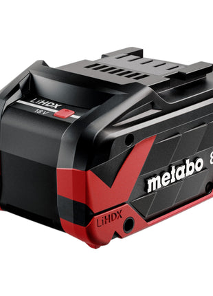 Podstawowy zestaw Metabo 18 V 2x akumulator LiHDX 8,0 Ah + ładowarka ASC 290 + metaBOX ( 685305000 )
