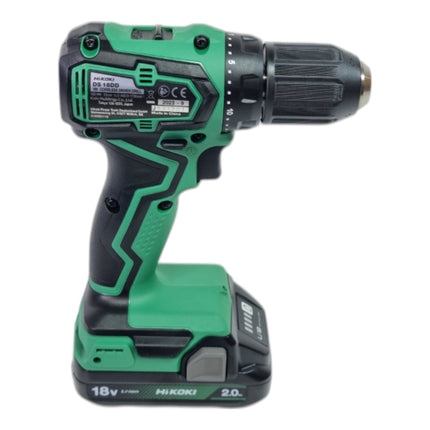 HiKOKI DS18 DDWRZ taladro atornillador sin cable 18 V 55 Nm sin escobillas + 2x batería recargable 2,0 Ah + cargador + maletín