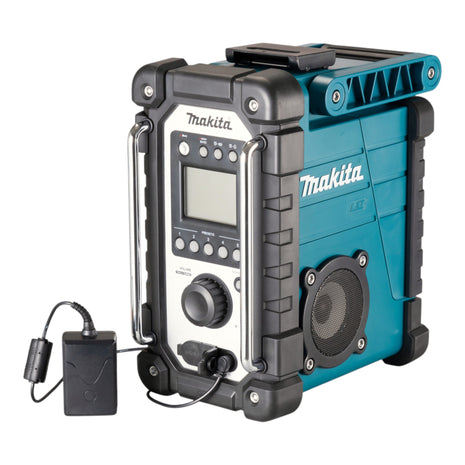 Makita DMR 116 RT1 cordless construction site radio 14.4 - 18 V AM FM AUX + 1x rechargeable battery 5.0 Ah + charger