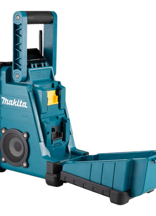 Makita DMR 116 RG cordless construction site radio 14.4 - 18 V AM FM AUX + 2x rechargeable battery 6.0 Ah + charger