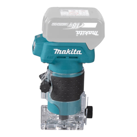 Makita DRT 52 M1J Affleureuse sans fil 18 V 6 mm Brushless + 1x batterie 4,0 Ah + Makpac - sans chargeur