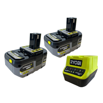 Ryobi R18AG-0 Cordless angle grinder 18 V ONE+ 115 mm + 2x battery 4.0 Ah + charger